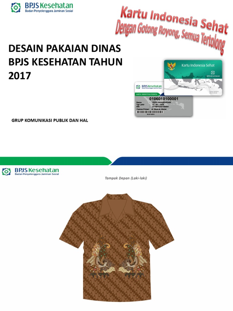Desain Pakaian Dinas 2017