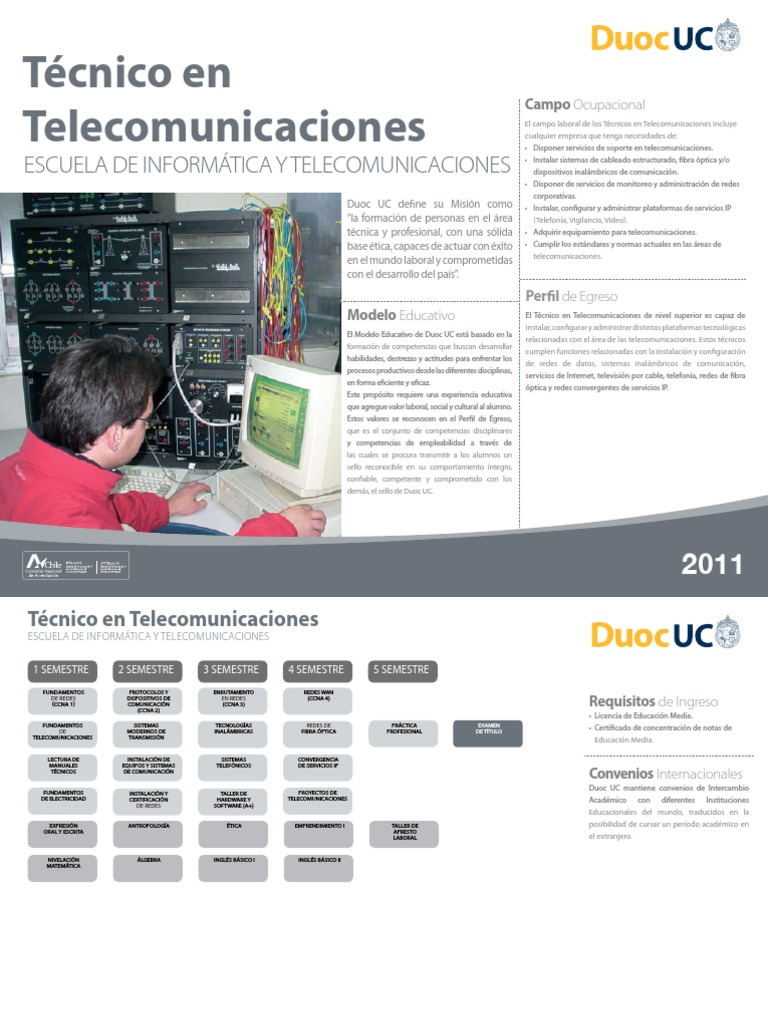Tecnico en Telecomunicaciones | PDF | Telecomunicación | Red de ...