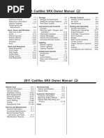 Cadillac 2011 Cadillac SRX Owners Manual