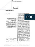 Kotler's Generic Concept of Marketing