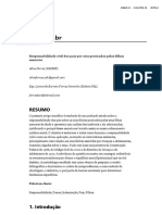 Responsabilidade civil dos pais por atos de filhos menores em