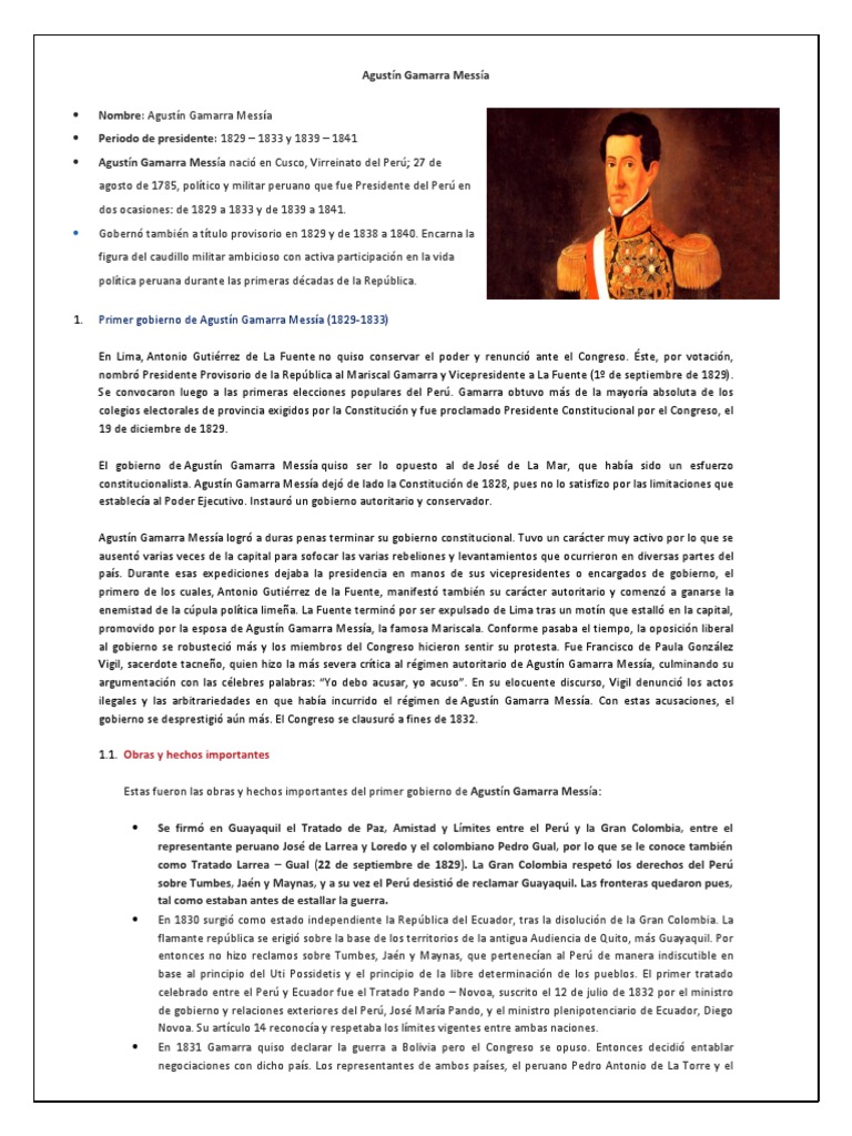 Agustín Gamarra Messía