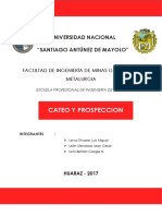 Cateo y Prospeccion