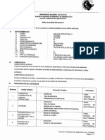 Silabus Analisis Estructural II