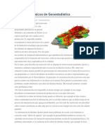 Conceptos Básicos de Geoestadística