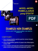 Model Model Pembelajaran Yang Efektif