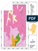 Mapa Geológico Itaguara - MG