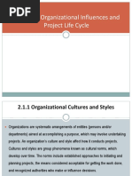 2.1 Organizational Influences On Project Management