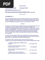 G.R. Nos. 197592 & 20262 November 27, 2013 The Province of Aklan, Petitioner, Jody King Construction and Development Corp., Respondent