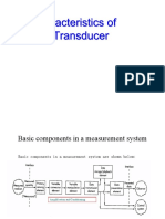 Characteristic of Transducer