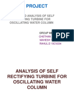 Mini Project: Design and Analysis of Self Rectifying Turbine For Oscillating Water Column