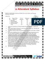 RBI Office Attendant Syllabus and Selection Process