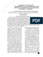 Valorile Culturale PDF