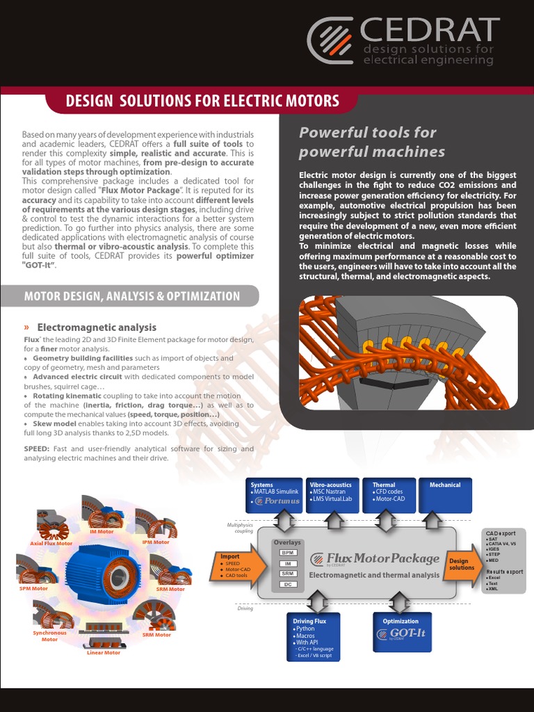 Software Package For Motor Analysis | PDF | Electric Motor ...