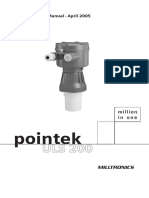 Pointek: Instruction Manual April 2005