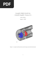 Calculix User'S Manual - Calculix Graphix, Version 2.11 - : Klaus Wittig August 1, 2016