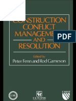 Construction Conflict & Resolution