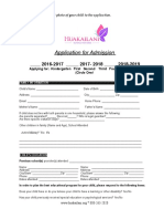 2018 Application Form For Huakailani School For GIrls