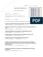 ms post assessment reflection