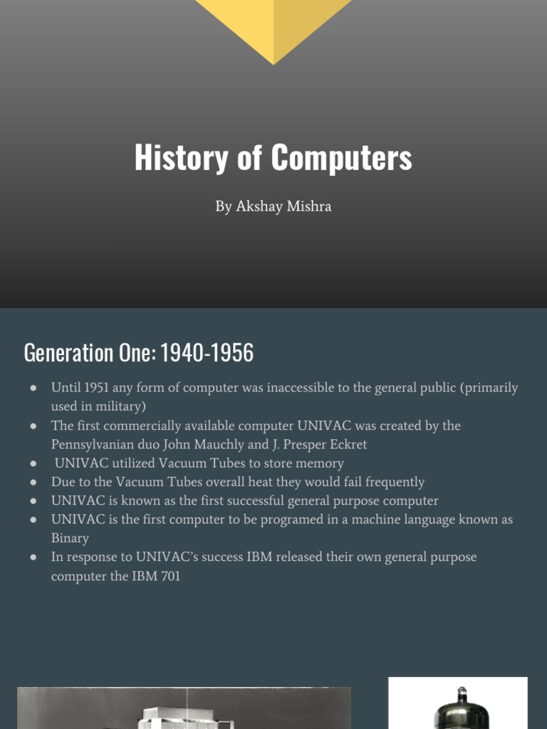 History of Computers | PDF | Integrated Circuit | Electronic Engineering