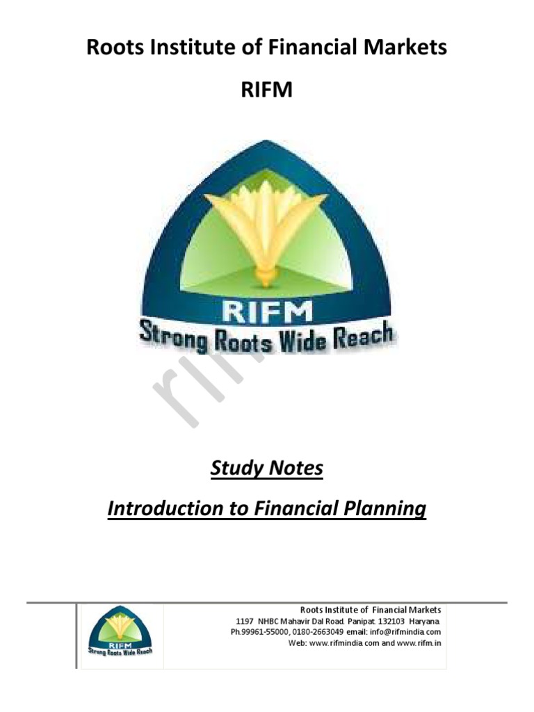CFP Study Material and Notes PDF | PDF | Inflation | Yield Curve