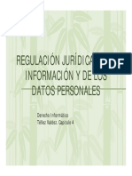 Regulacion Juridica de La Informacion y Datos Personales 2012 1 PDF