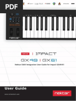 Using Impact GX49-61 With Nektar DAW Integration