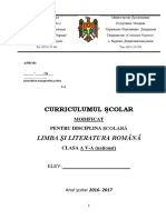 Model de Curricula Modificata Pentru Elevii Cu Ces