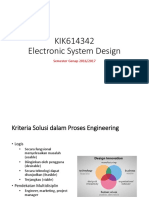 KIK614342 Electronic System Design: Semester Genap 2016/2017