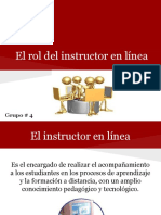 El Rol Del Instructor en Línea para El Aprendizaje Autónomo - Grupo 4