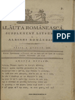 Alauta Romaneasca, Nr. 3, 1 August 1838