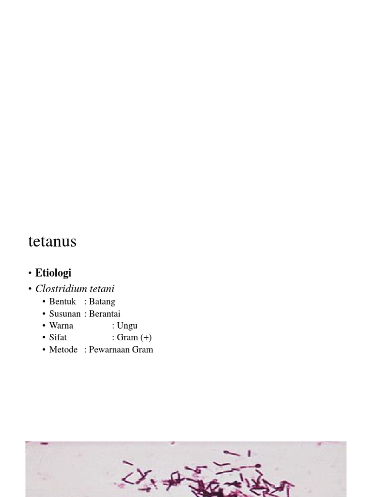 Basic Clostriium Tetani