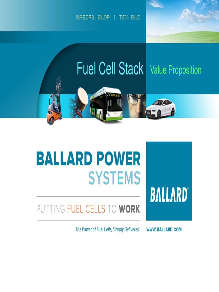 Ballard Fuel Cell Stack Value Proposition q1 2016 PDF Fuel Cell