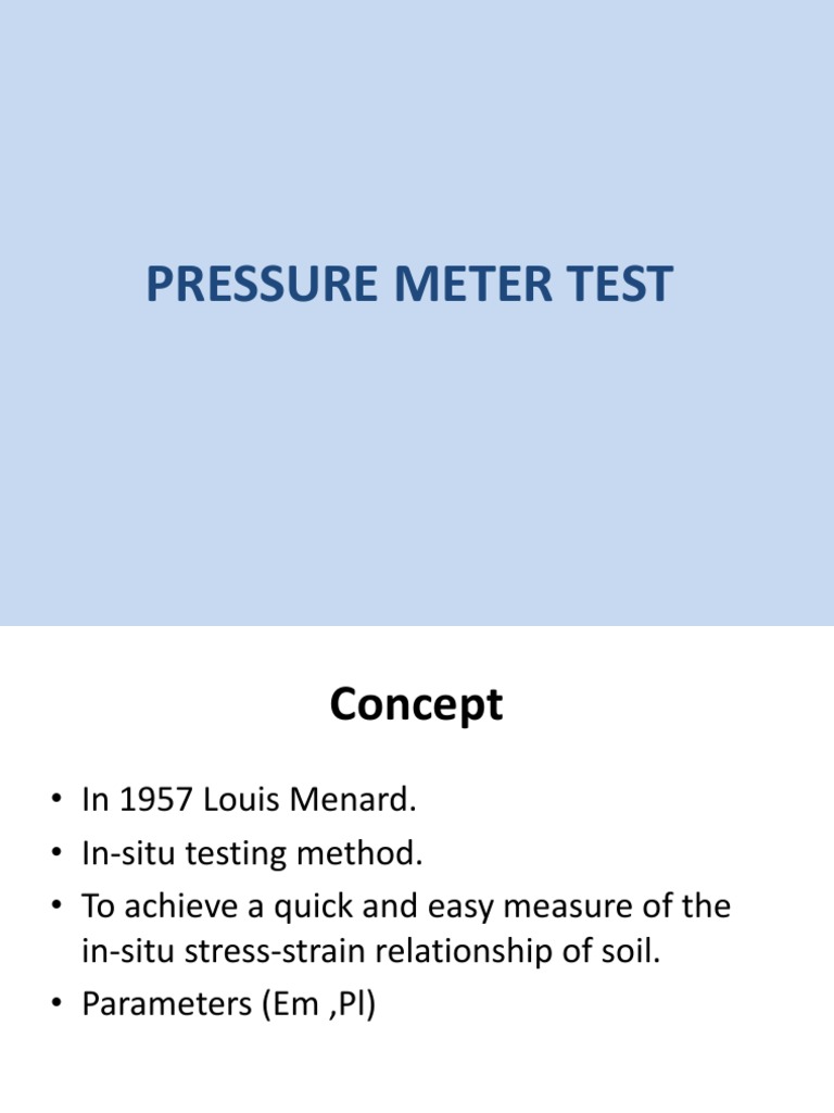 Pressure Meter Test PDF Physics Applied And Interdisciplinary Physics