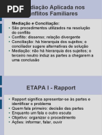 A Mediacao Aplicada Nos Conflitos Familiares