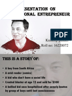 Presentation On International Entrepreneur: By: Kuldeep Paudel Roll No: 16220072