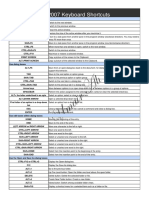 Microsoft Word Keyboard Shortcuts