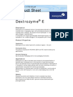 Product Sheet: Dextrozyme E