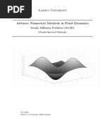 Aarhus University: Steady Diffusion Problem (1D/2D)