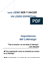 Como Debe-ser y Hacer-lider Espiritual