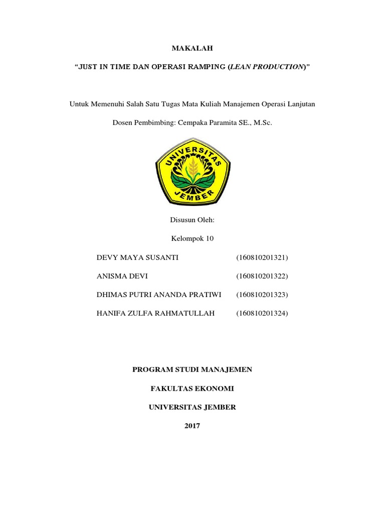 Makalah Studi Kasus Jit