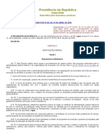 Decreto Federal Nº 8726 Regulamenta Lei 13019