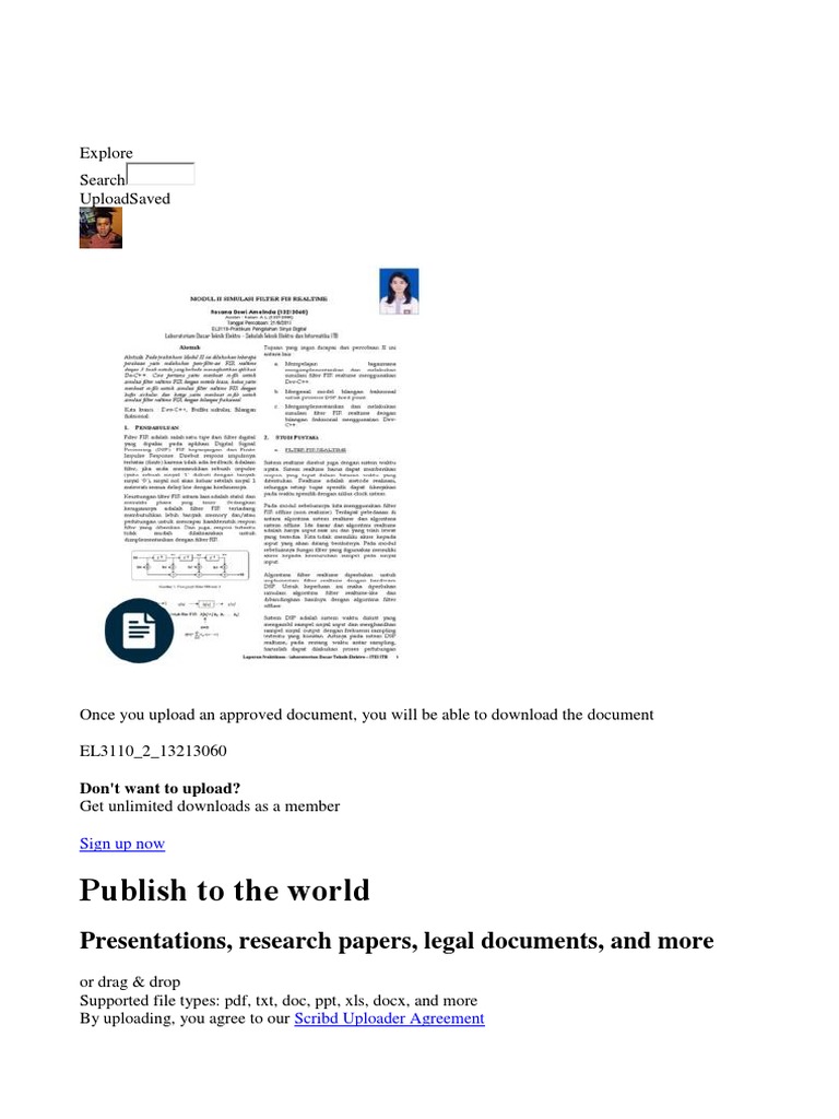 Publish To The World: Presentations, Research Papers, Legal Documents ...