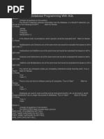 Midterm Exam Database Programming With SQL