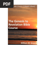 Genesis To Revelation Course