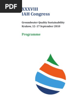Final Programme of the XXXVIII IAH Congress