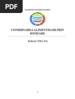 Conservarea Alimentelor Prin Ionizare