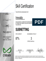 Subnetting Certifications