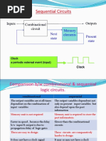 Sequential Circuits: Combinational Circuit Outputs Inputs