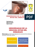 HEMORRAGIAS DE LA SEGUNDA MITAD DEL EMBARAZO